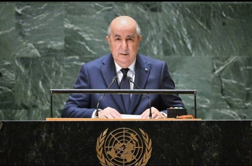  ONU:Presidente de Argelia llama a nuevo orden mundial y pide solución para la última colonia de África organizando un referéndum de acuerdo con el plan de las Naciones Unidas de 1991.