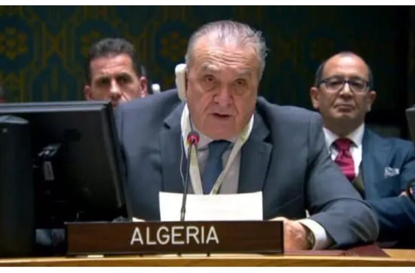  Consejo de Seguridad ONU:Argelia llama urgentemente a poner fin a la política deliberada de hambruna contra Gaza.