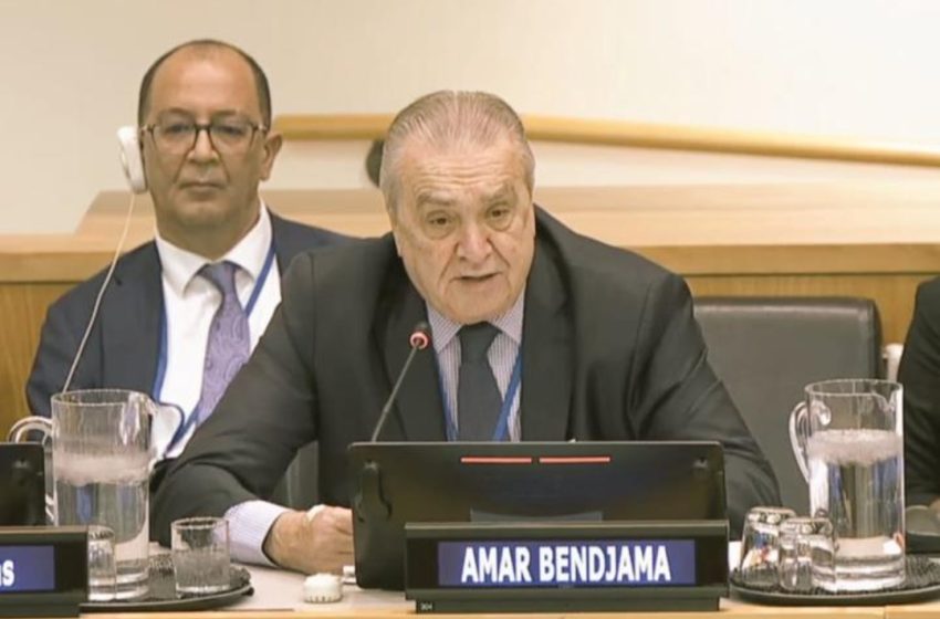 Votación sobre la renovación del mandato de la MINURSO: Bendjama explica la ausencia de Argelia