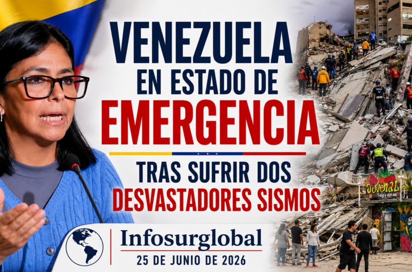  Venezuela en estado de emergencia tras dos sismos devastadores.