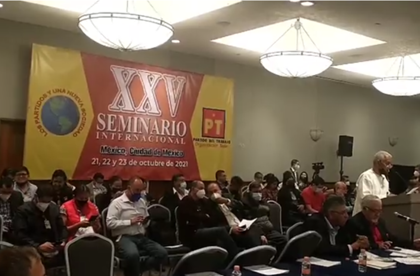  XXV Seminario Internacional del PT en México aprueba Resolución en Apoyo a la República Saharaui.