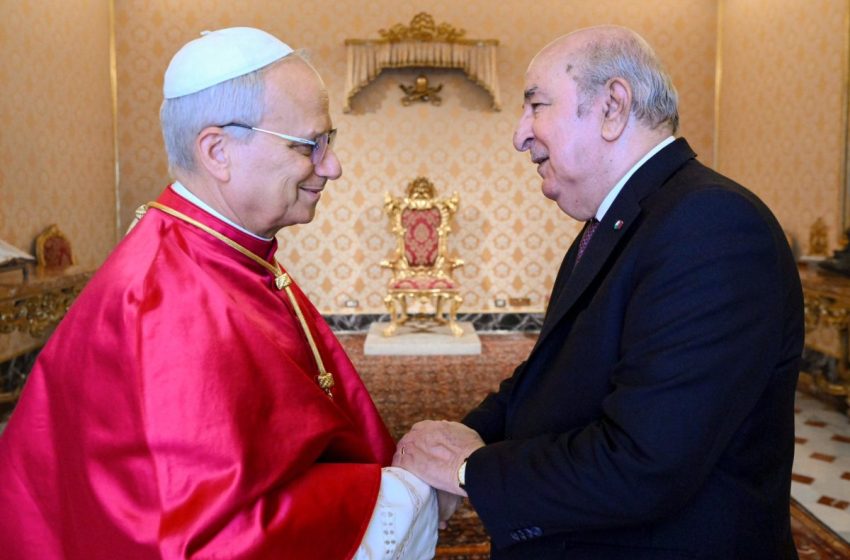  El presidente de Argelia fue recibido por el papa León XIV: «Un diálogo mediterráneo tras las huellas de san Agustín».