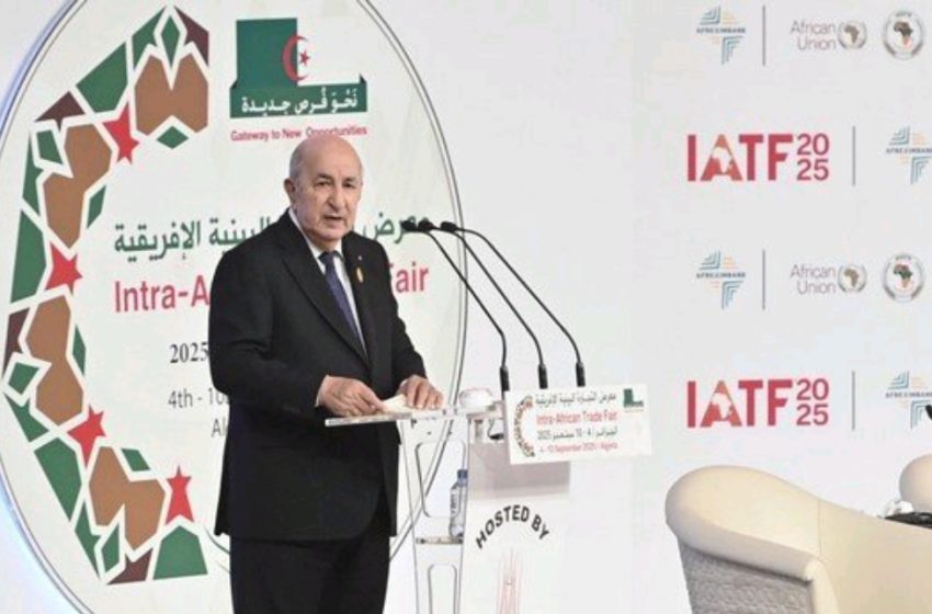  IATF-Argelia.Presidente Abdelmadjid Tebboune:»África representa el futuro»