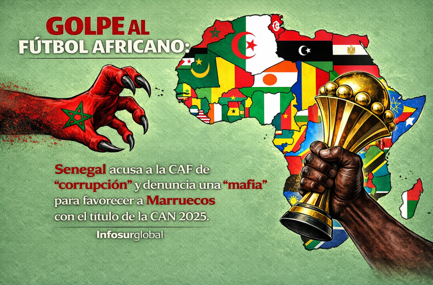  GOLPE AL FÚTBOL AFRICANO: Senegal acusa a la CAF de «corrupción» y denuncia una «mafia» para favorecer a Marruecos con el título de la CAN 2025.