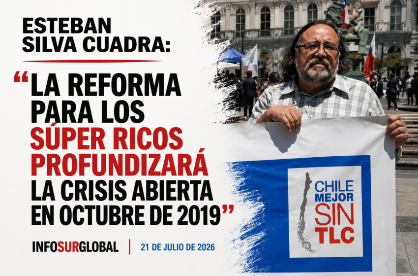  Esteban Silva Cuadra: «La Reforma para los Súper Ricos profundizará la crisis abierta en octubre de 2019»