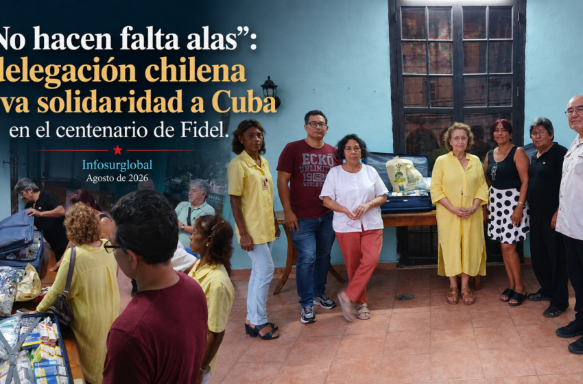 No hacen falta alas: delegación chilena lleva solidaridad a Cuba en el centenario de Fidel
